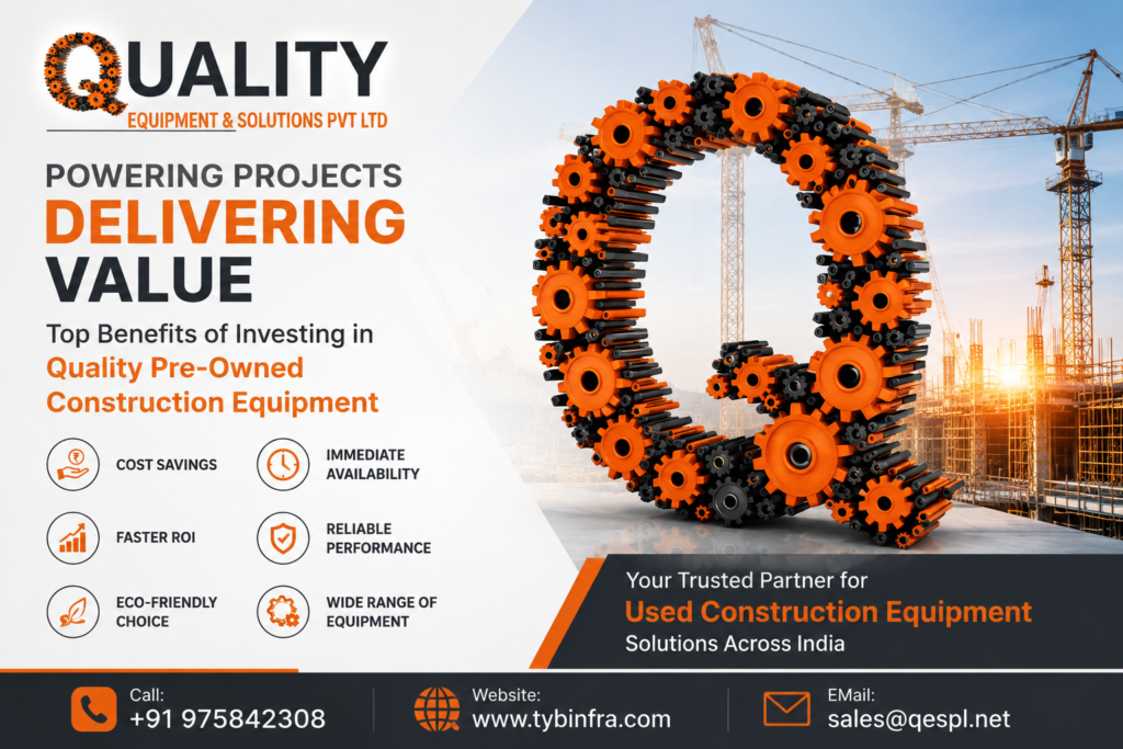 Top Benefits of Investing in Quality Pre-Owned Construction Equipment